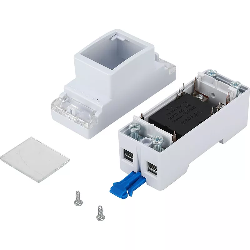 Rơle chốt từ trên xuống dưới loại đường ray 2P một pha